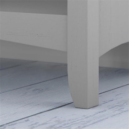Bush Home Salinas Tall 5 Shelf Bookcase - Set of 2 in Cape Cod Gray, Vertical Office Storage, Bookshelves for Home Workspace, Multi-Purpose Shelving Units