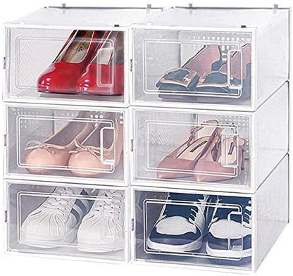 6 Closets AJP Distributors Collapsible Stackable Shoe Organizer Racks for and Entryway Shoes Storage Cabinet Storage
