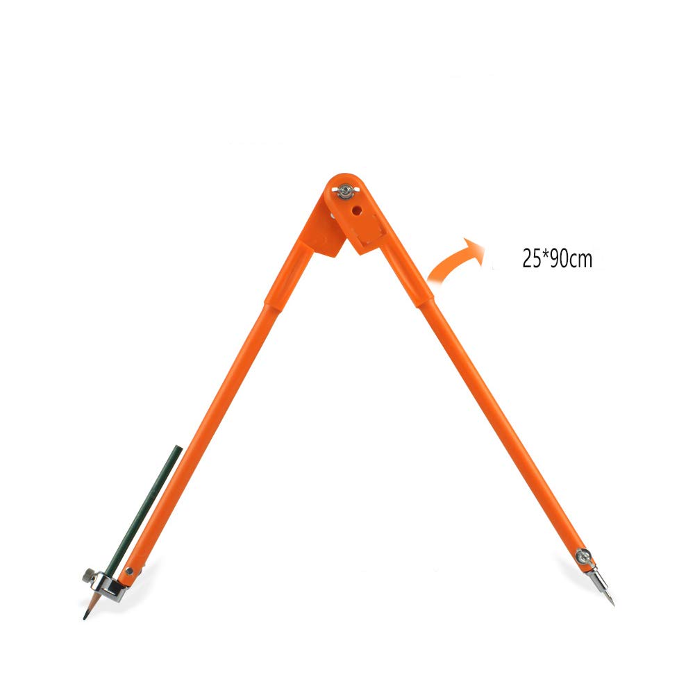 Dtacke Professional Woodworking Compass Pencil Marking Compass Circle Maker Scriber for Geometry (Medium)