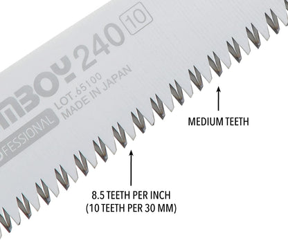 Silky GomBoy Professional Folding Saw 240mm Medium Teeth (121-24)
