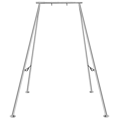PRIOR FITNESS Aerial A-Frame Rig - 730kg/1610 lbs Capacity Yoga Stand for Hammocks/Silks/Hoops, Portable Adjustable 5-11ft (10 Heights), CE & SGS Certified, Easy Install