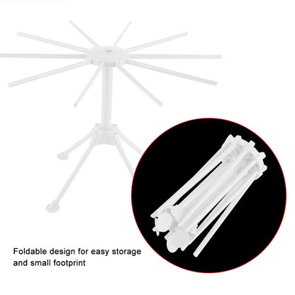 Foldable Pasta Drying Rack Noodle Stand Pasta Drying Rack Noodle Dryer Household Spaghetti Dryer Stand Spaghetti Machine for Home Kitchen Tool(white)