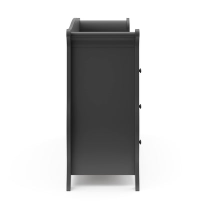 Storkcraft Avalon 6 Drawer Double Dresser (Gray) – Nursery Dresser for Kids Bedroom, Chest of Drawers