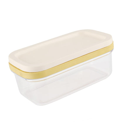 Yctze Butter Box Cheese Container with Cutting Net for Food Storage in Kitchen, Plastic Dish Box with Lid - Ideal for Cheese, Velveta and Butter Storage