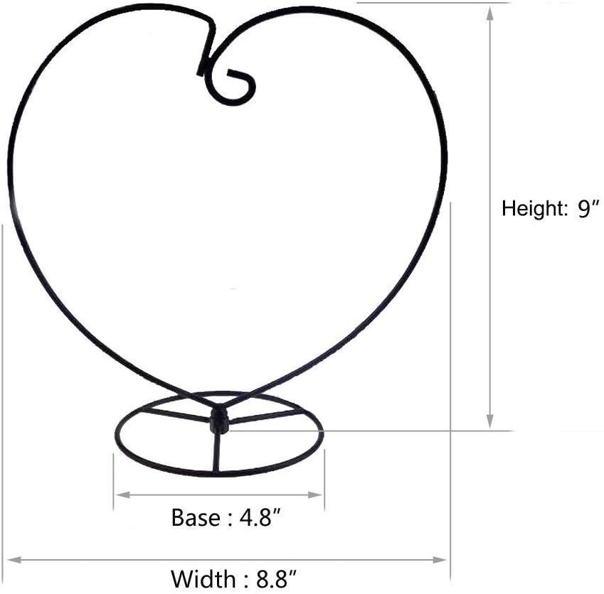 Heart-Shaped Iron Plant Stand for Air Plants - Stylish Hanging Holder