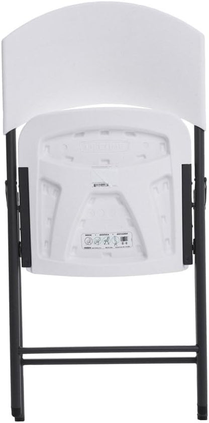 Contoured Folding Chair by Lifetime Products, White