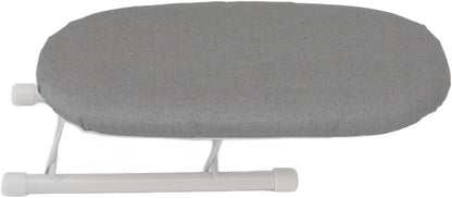 Small Ironing Board, Heat Resistant Mini Portable Foldable Tabletop Ironing Board for Home, Dorm, Sewing Craft - Grey