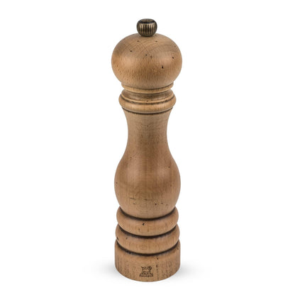 Peugeot - Paris Antique Manual Pepper Mill - Adjustable Grinder - Beechwood, Antique, 8.5in