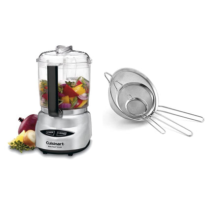 Cuisinart Mini Prep Plus Food Processor, 4 Cup, Brushed Stainless (Shiny)