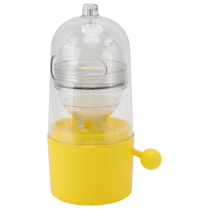 Zerodis Egg Spinner, Pulling Rope Detachable Plastic Dishwasher Washable Manual Golden Egg Shakers, Egg White and Yolk Spin Mixer Egg Scrambler for Making Hard Boiled Golden Eggs