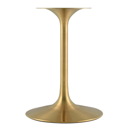 Modway Lippa Dining Table, 36", Gold Black
