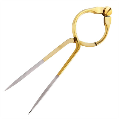 Liquidraw Portland Navigation Divider - 8 Inch (20 cm) | Solid Brass Single Handed Straight Divider | Stainless Steel Points | Marine Nautical Tool for Accurate Navigational Plotting & Chartwork