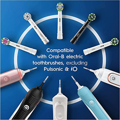 Oral B Cross Action Electric Toothbrush Replacement Brush Heads Refill, 4Count