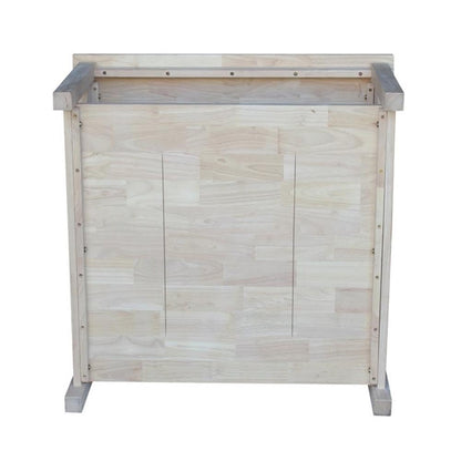 International Concepts Hampton Square Natural Wood Coffee Table