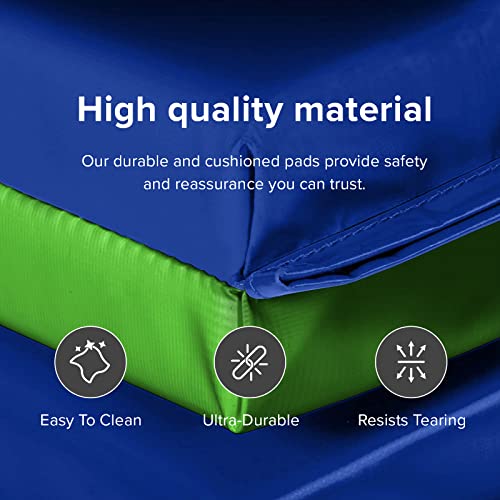 We Sell Mats - 4 ft x 8 ft x 2 in Personal Fitness & Exercise Mat for Home Workout - Lightweight and Folds for Carrying – All Purpose Home Gym Mat – Thick Mat for Yoga, Pilates, Stretches, and Floor Exercises