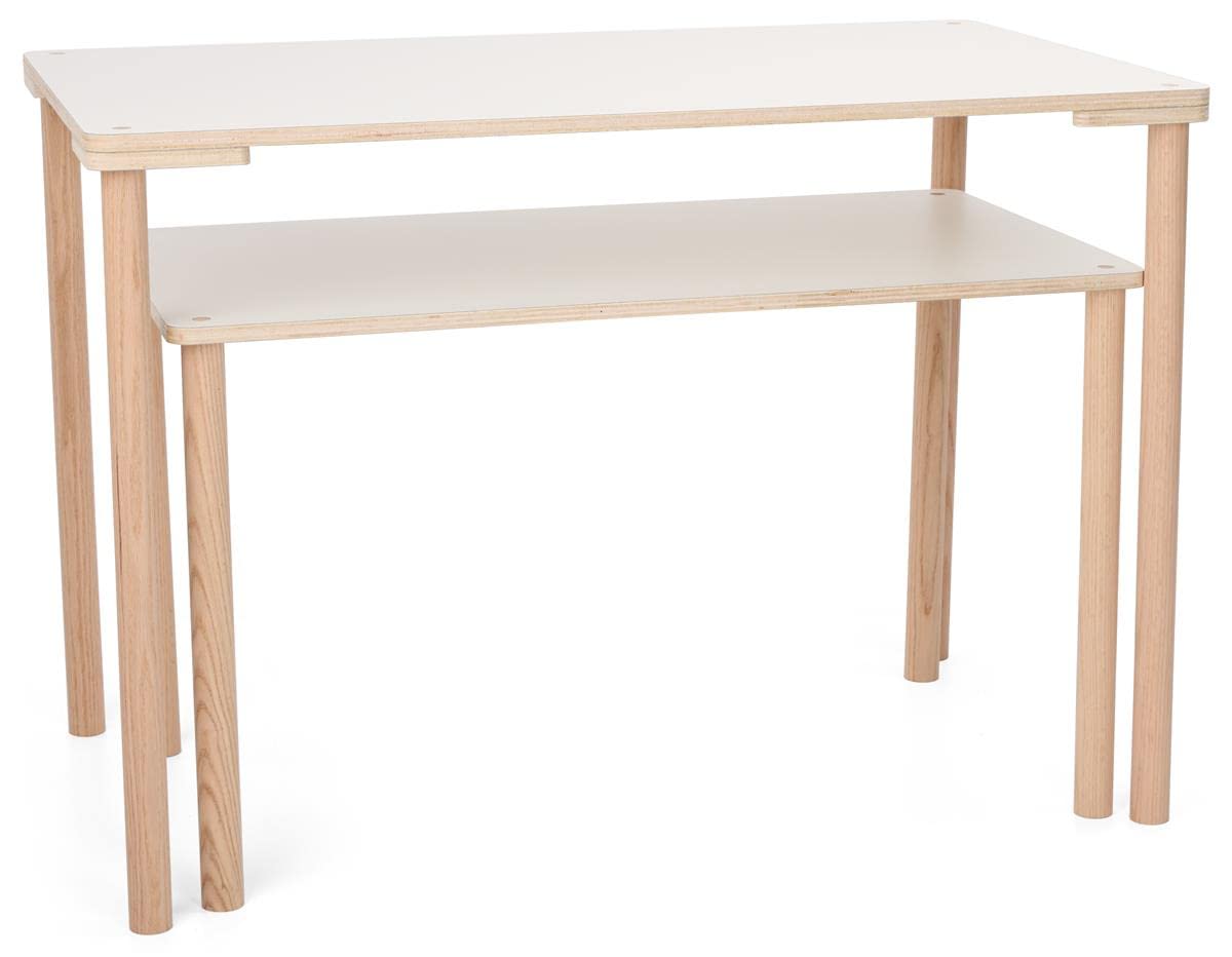 Dandelion Nesting Display Tables, Knockdown Design, Rectangular, Set of 2 - Natural (DBUNTZ)
