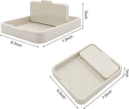 Spoon Rest with Lid Holder, SYOUACEND Kitchen Utensil Rest for Stove Top, Organizer Gadgets