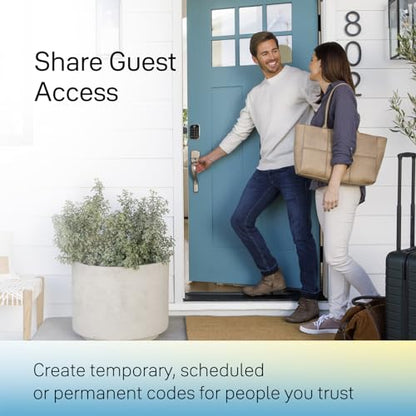Yale Assure Lock 2 Touch Deadbolt, Black Suede Key-Free Smart Entry Door Lock with Wi-Fi Connected Touchscreen Keypad and Fingerprint Scanner for Code Entry and Remote Access, YRD450-F-WF1-BSP