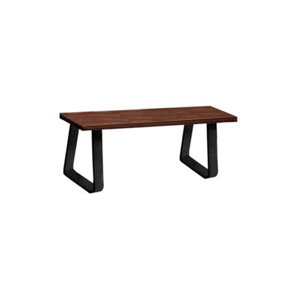 Salsbury Wood Locker Bench - 48 Inches - 14 Inches Deep - Dark Finish - Free Standing