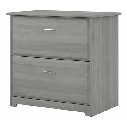 UrbanPro 2 Drawer Lateral File Cabinet, 32W x 20D x 30H, Engineered Wood, Modern Gray Finish, Full-Extension Ball Bearing Slides, Supports Legal/Letter/A4 Documents, Home Office Filing Storage