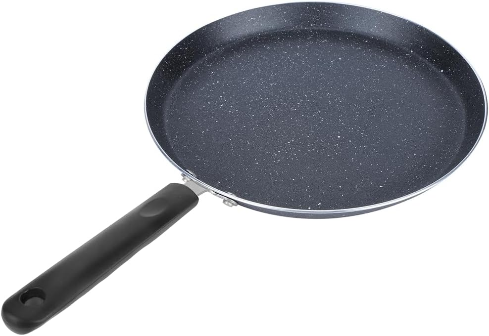 Yosoo Non Stick Frying Pan, Fast Heating Aluminum Alloy Cookware with Heat Proof Handle for Breakfast