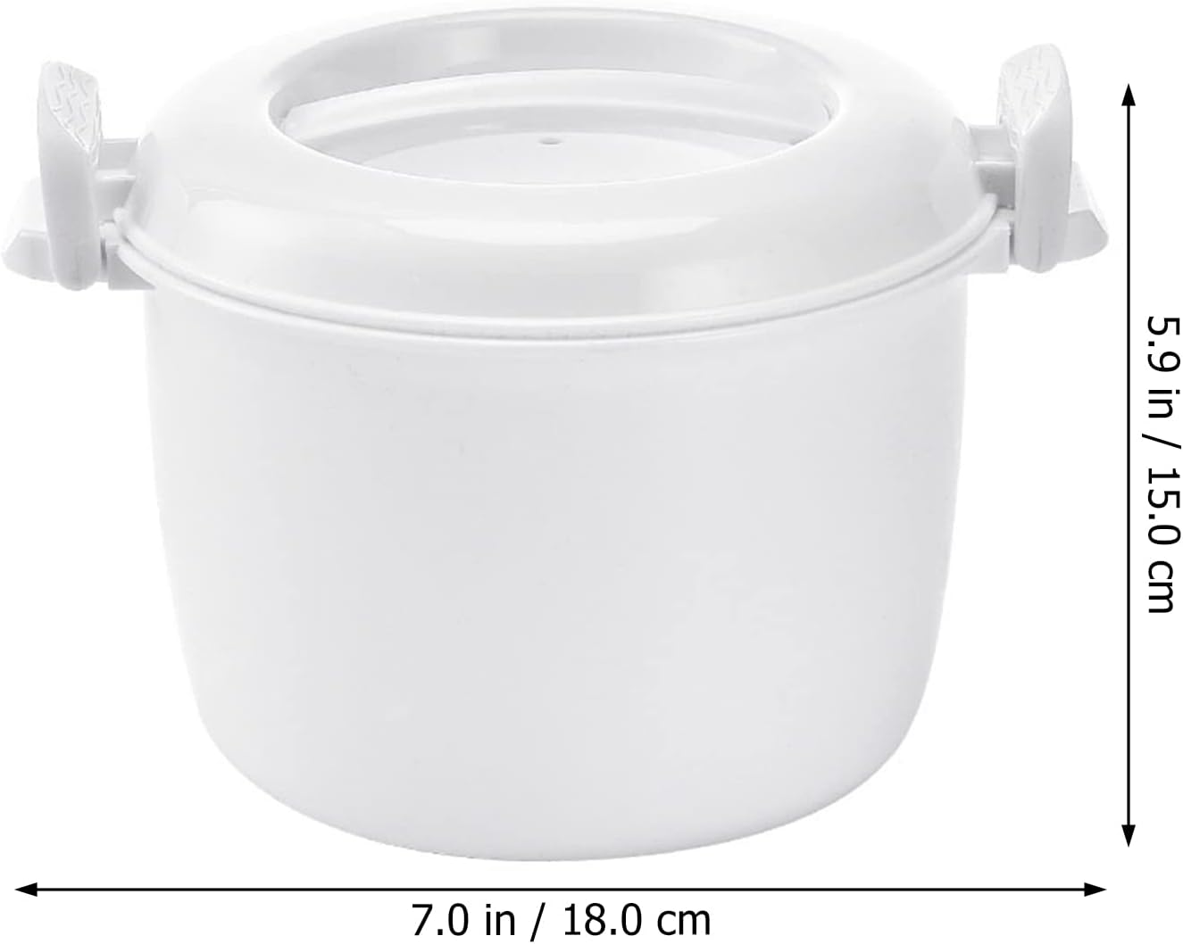 Small Rice Maker Friendly Microwave Rice Cooker, Easy Fast Microwave Cookware for Rice and Pasta