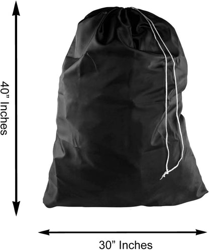 Super Z Outlet Nylon Laundry Bag, Drawstring Locking Closure, Machine Washable for Clothing Hamper