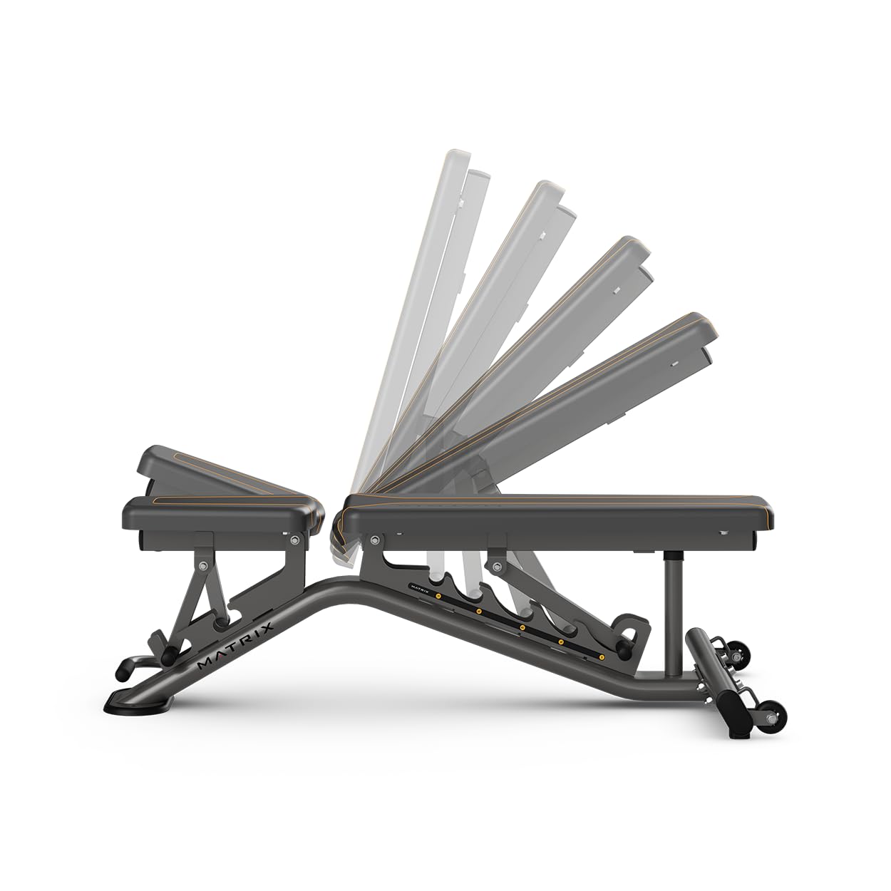 Matrix Fitness Multi-Adjustable Bench | Full Body Workouts, Home Gym Training, Weight Lifting | Easy Adjustments, Low Bench Height, Ultra Durable Design