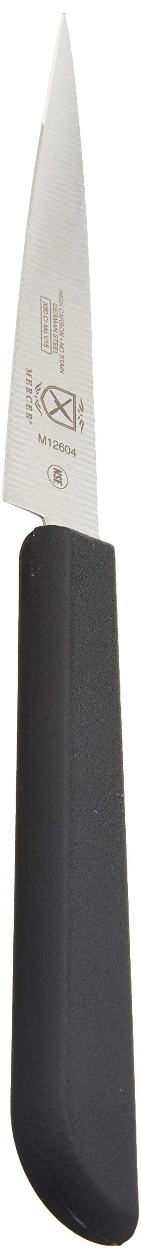 Mercer Culinary M12604 Thai Carving Knife, 4 Inch, Black