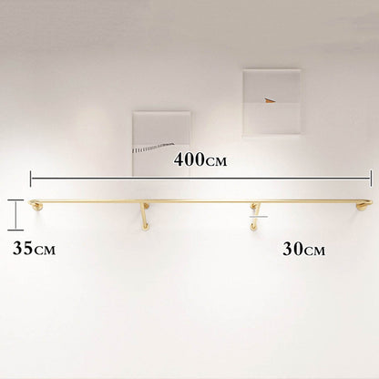 Wall Mounted Industrial Pipe Clothing Rod, Modern Clothing Store Metal Garment Rack Display Stands,heavy Duty Closet Rod Hanging Bar,commercial Retail Display Rack Standing Clothes Rack