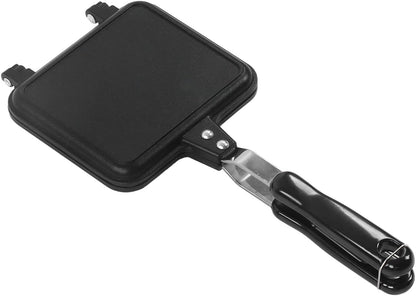 Breakfast Sandwich Maker, Non Stick Sandwich Toaster Panini Press, Double Sided Baking Pan