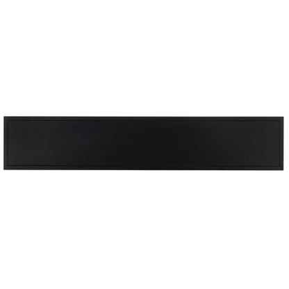 SAFAVIEH Couture Collection - Hodge Black Metal Console Table with 3 Shelves, Modern Minimalist Storage & Display (SFV9559A)