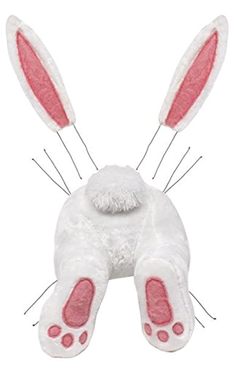 Craig Bachman 3-Piece Easter Bunny Wreath Decor Kit, 25-Inch Wired Bunny Ears and Bottom Set for Wreath Making, Easter Floral Components, HE7115