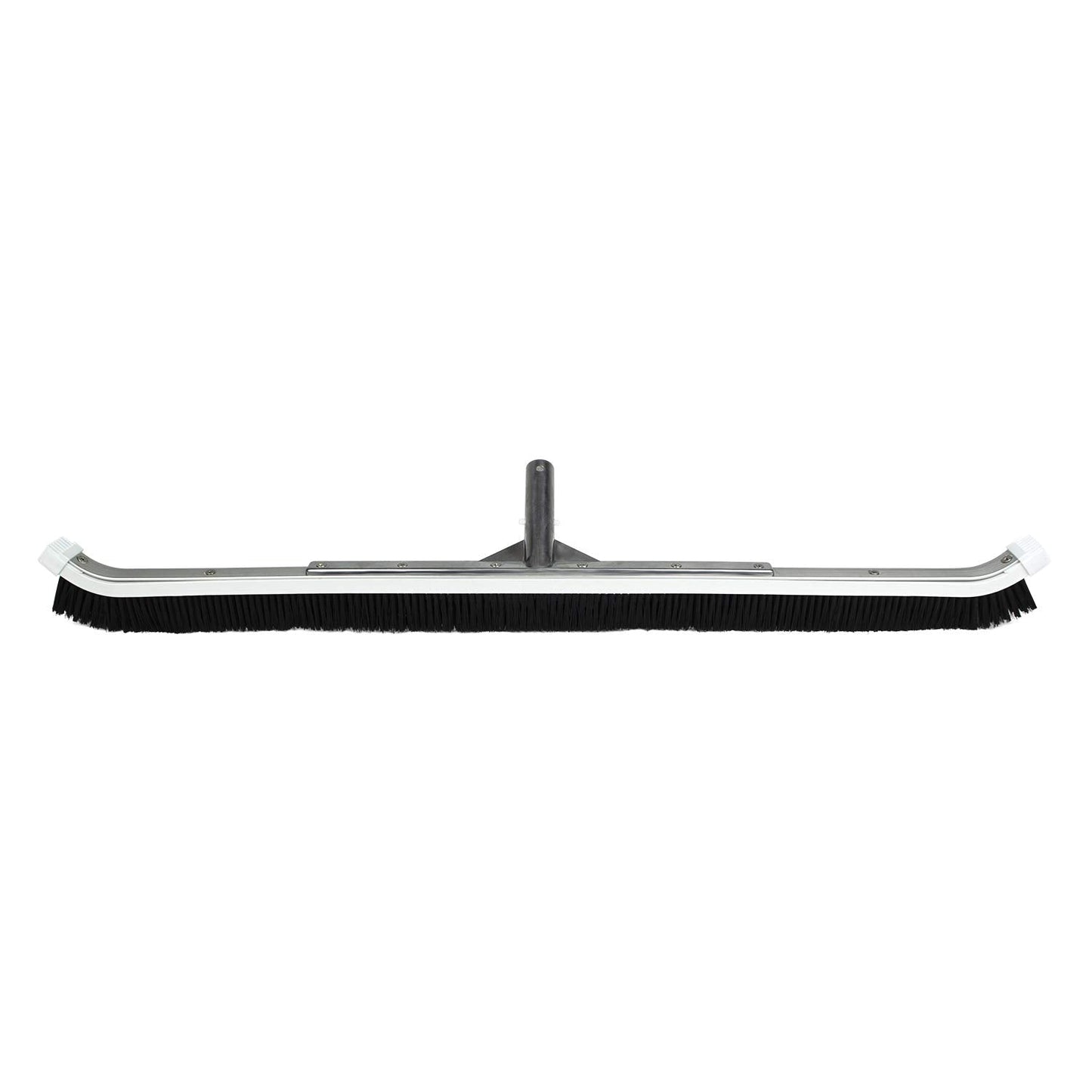 Poolmaster 36-Inch Commercial Pool Brush - Heavy-Duty Aluminum Back & Curved Nylon Bristles