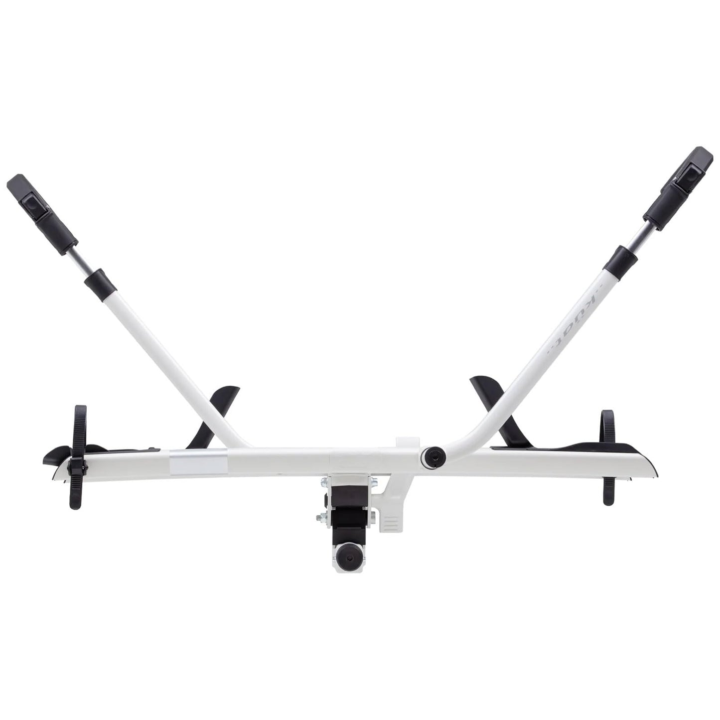 KUAT Sherpa 2.0 Durable Lightweight Aluminum Compact 2 Bike Transporting Hitch Rack with Cable Lock & Foldable Tire Cradles | Capacity - 40 Lbs per Tray, Pearl & Silver Anodize, 2"