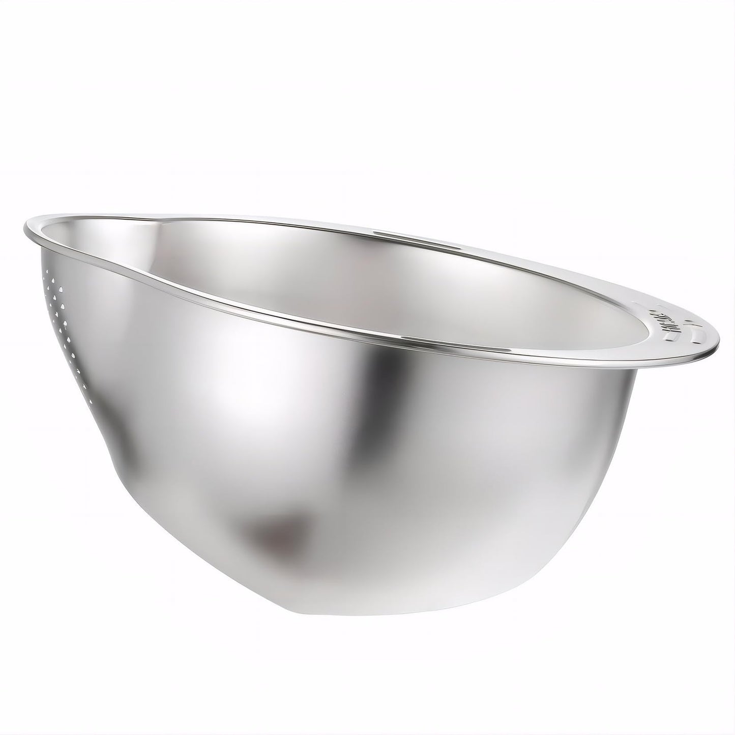 YENXIKU 4-in-1 Rice Washing Bowl - Rice Washer Strainer Bowl - Stainless Steel Colander for Quinoa, Fruit and Vegetable Wash - Multi-Purpose Rice Strainer and Colander for Kitchen (1 Pack)