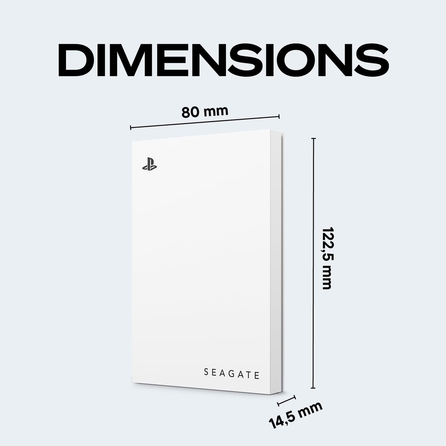 Seagate Game Drive for PlayStation® Consoles 2 TB External Hard Drive - USB 3.2 Gen 1, Officially-Licensed (STLV2000101)
