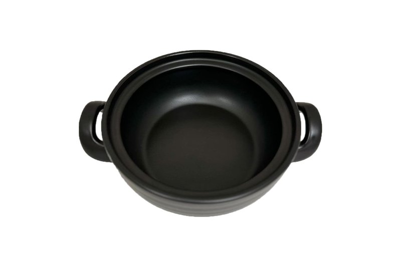Lake Tian Ceramic/Clay Cooking Pot, Japanese Donabe, Chinese Casserole/Earthen Pot Cookware Stew Pot Stockpot with Lid Small Steam, Blue, 2.6QT