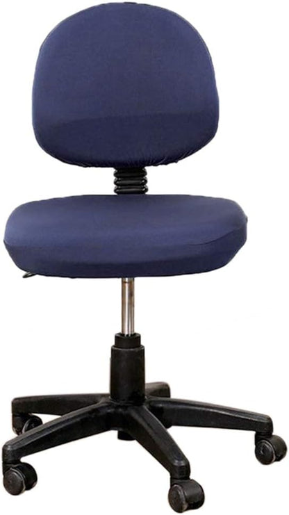 Fdit Chair Covers, Universal Stretchable Office Chair Backrest Cover Slipcover (Navy)