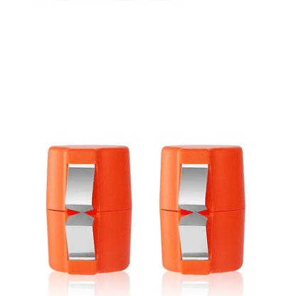 2026 Upgrade Egg Shell Opener Egg Cracker Tool, Eggs Separator Tools for Raw and Hard Boiled Eggs Peeler Shell Remover, Egg Cracking Peeling Tool Cutter Home Kitchen, 2 Pcs, Orange