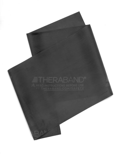 THERABAND Professional Latex Resistance Bands, Individual 6 Ft Elastic Band for Upper & Lower Body Exercise, Physical Therapy, Pilates, Home Workouts, 6 Foot, Blue, Extra Heavy, Level 5