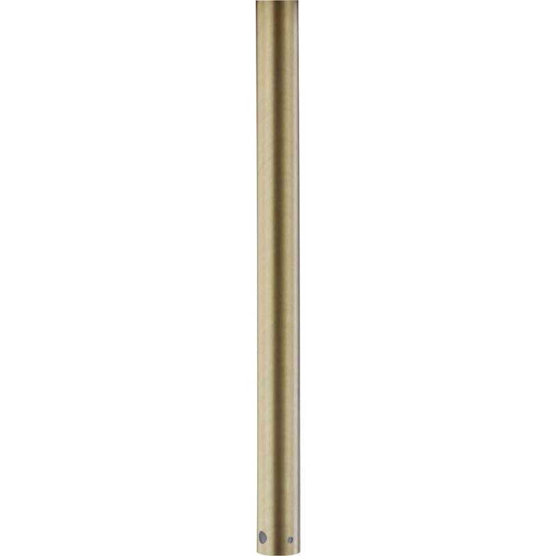Progress Lighting AirPro Collection 12 in. Ceiling Fan Downrod in Vintage Brass
