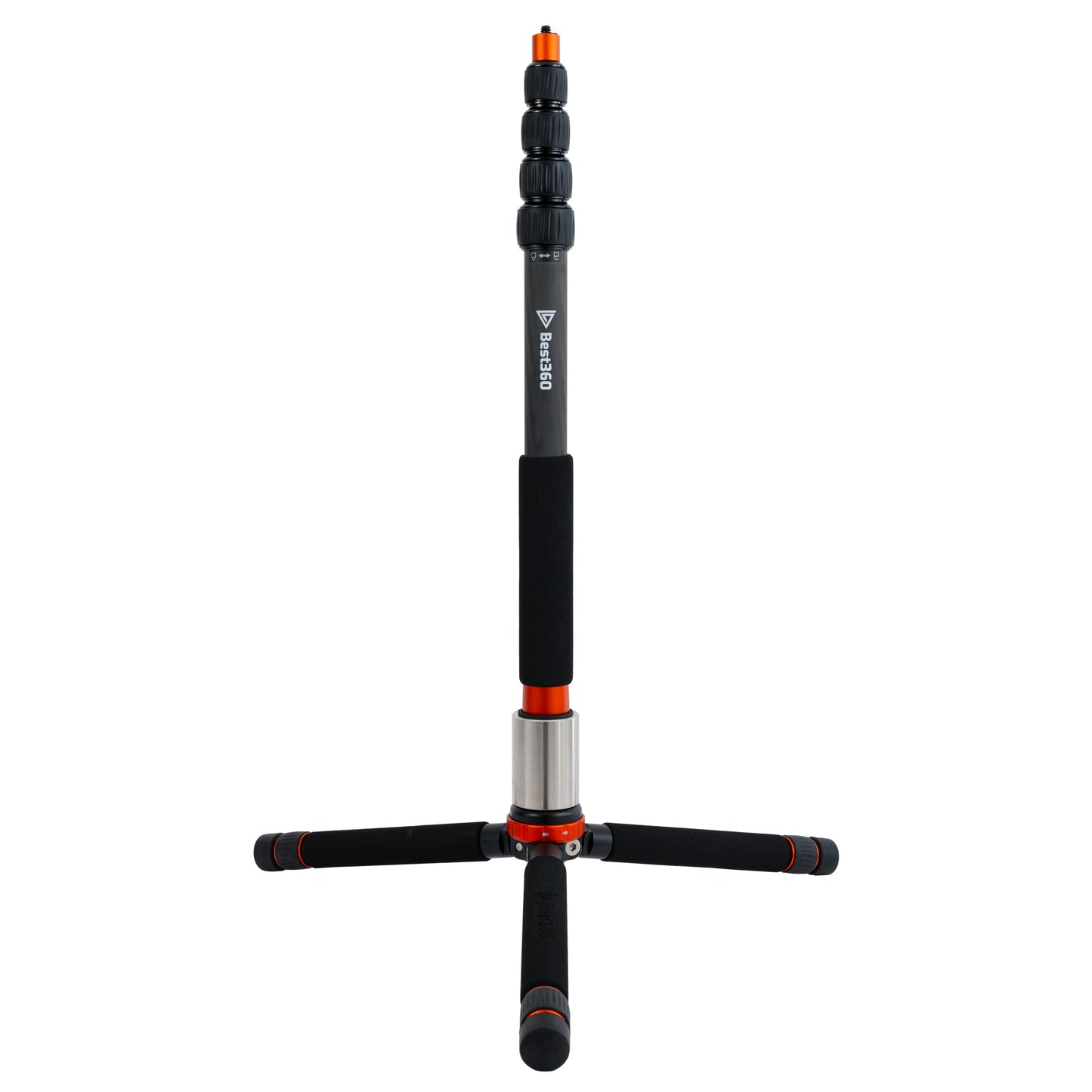 Best360 Monopod Pro Carbon Fiber Edition 360 Camera Stand, Compatible with Insta360 X5, X4, X3/DJI Osmo 360/GoPro MAX 2/Ricoh Theta X, Z1/Kandao Qoocam 3 Ultra