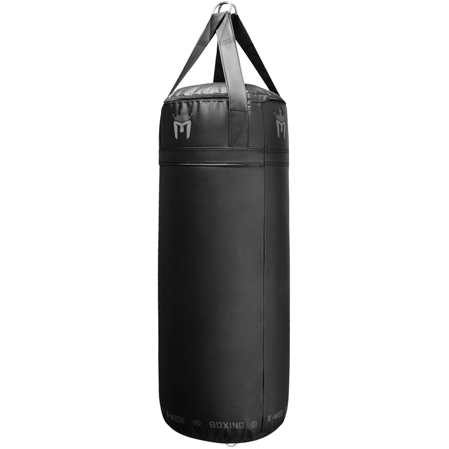 Meister 90lb Filled X-Wide Boxing Heavy Bag w/Double-End Attachment - Black