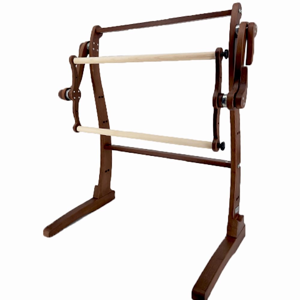 Adjustable Embroidery Floor Stand - The Elowen Embroidery and Q-Snap Frame, Premium Cross Stitch Stand for Needlework and W-Stands Lap Stand Compatibility, Needlepoint W-Stands Needlework Lap Stand