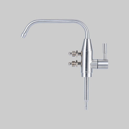 Alkaline Water Faucet, 1/2" Two spout ionizer Faucet Stainless Steel for Alkaline Water Ionizer Filtration System