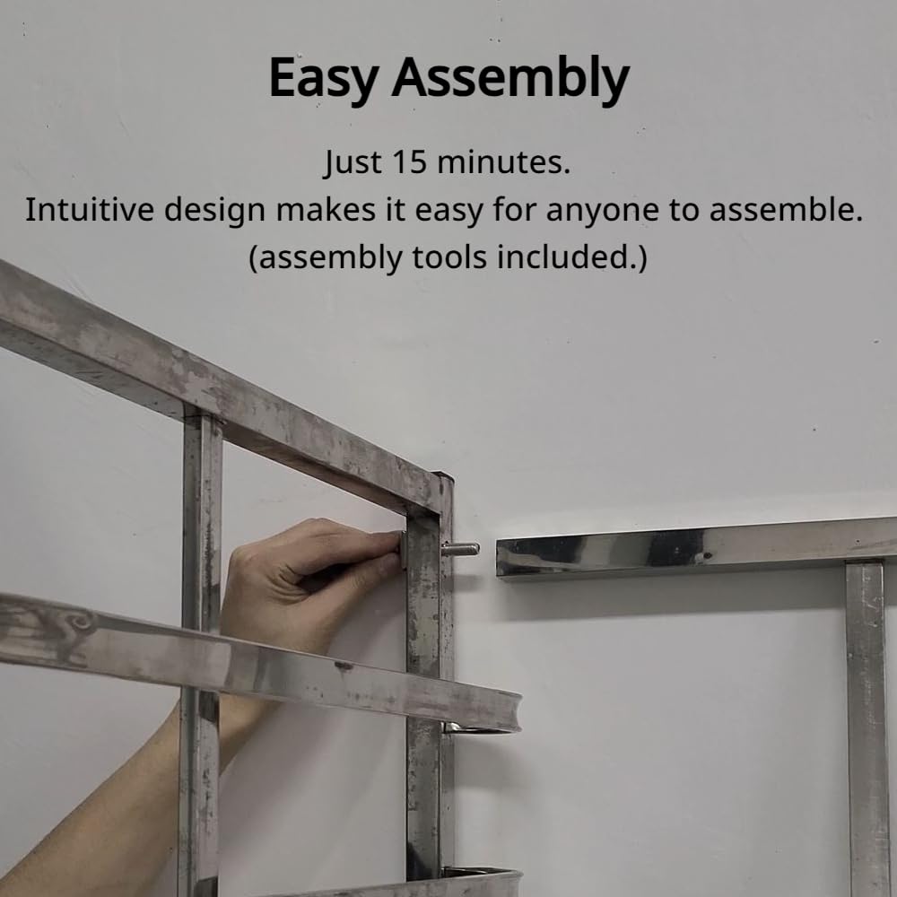 15 Shelf Rolling Rack for Brewery and Beverage Industry Heavy Duty Storage Solution