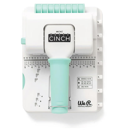 We R Memory Keepers Mini Cinch Bookbinding Machine - Small Craft Tool Compatible with Wire or Spiral Coils - Make Professional Books, Notebooks, Calendars, and Journals