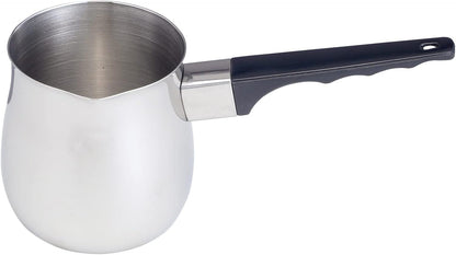 18/8 24-Ounce Fino Stainless Steel Turkish Coffee Pot - Professional Warmer for Stovetop Coffee, Milk, Tea, Hot