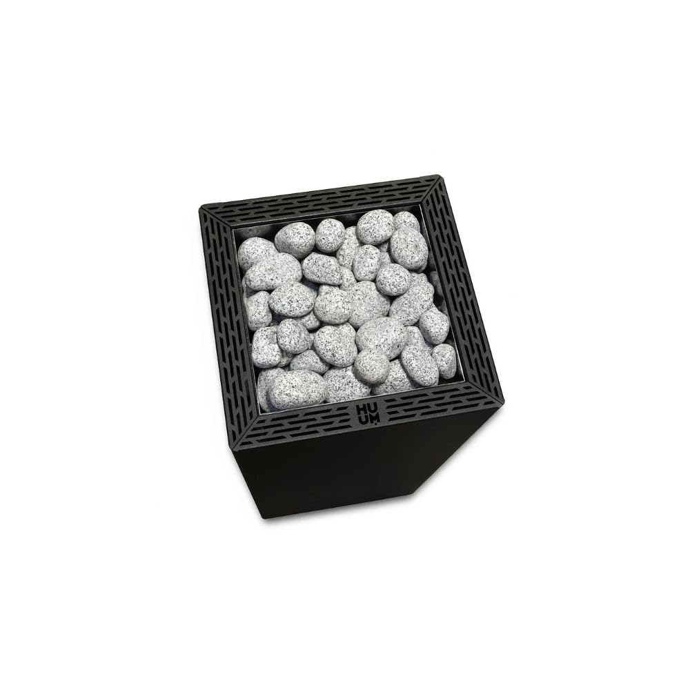 HUUM CORE6 6.5KW Series, Sauna Heater, Customizable Exterior with Control (Sauna Stones Included) (6.5k.W Black Stainless Steel, UKU WiFi - Gold)
